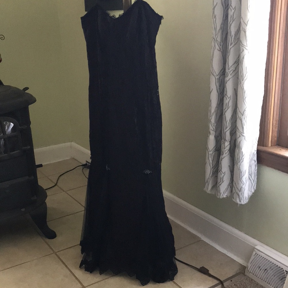 Not For Sale...Black Lacey sleek dress.